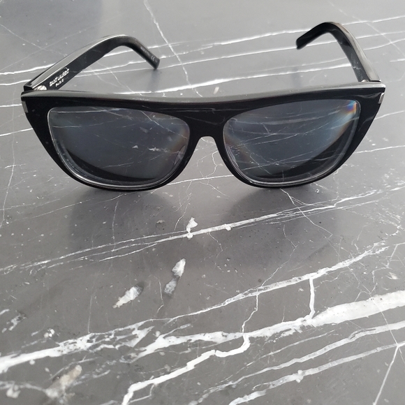 Saint Laurent SL01 Black Women's Sunglasses - Picture 1 of 4